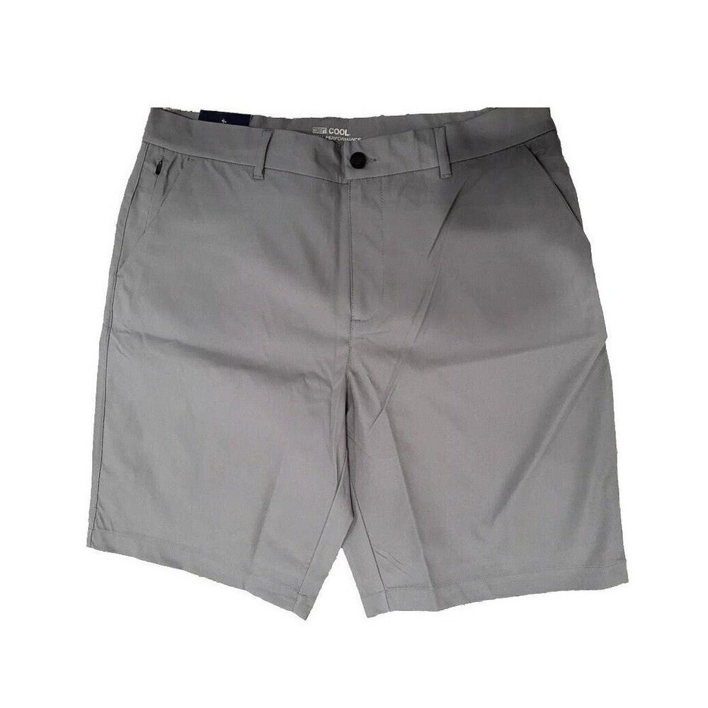32 Degrees Performance Shorts Mens 30 Gray NWT Stretch Cool Secure Zipper Pocket